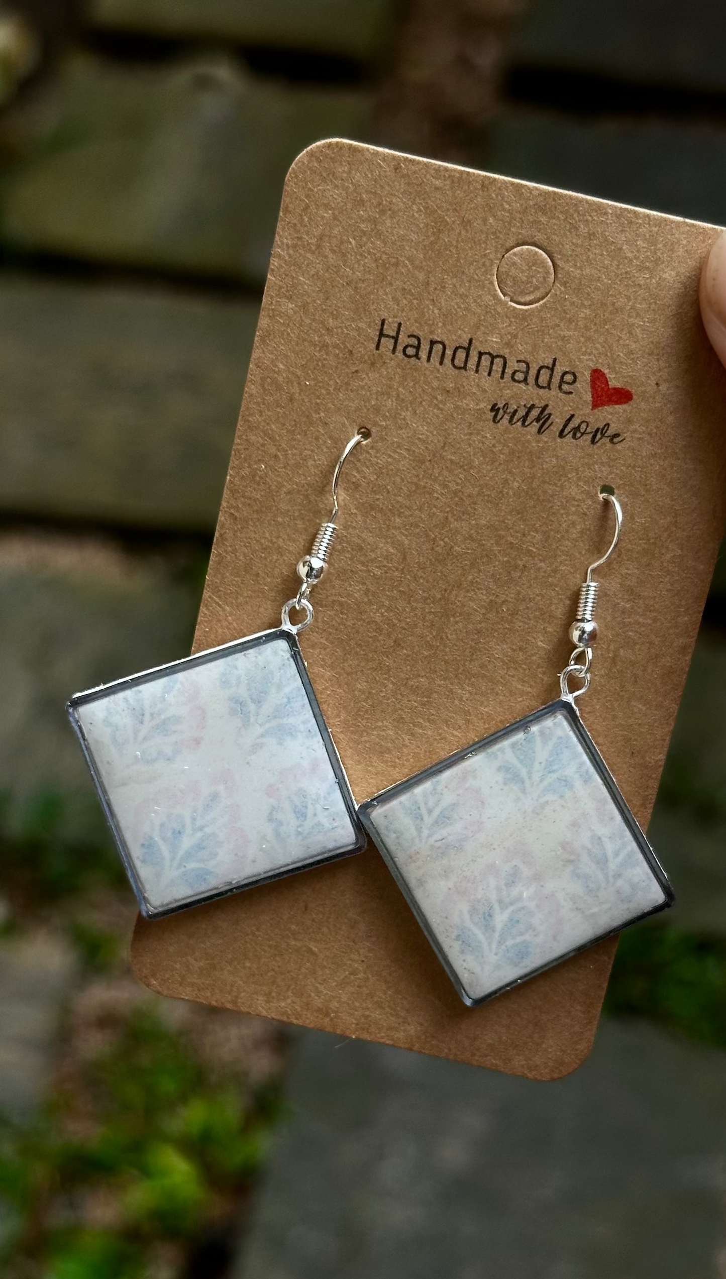 Baby Blues Baroque Diamond Dangle