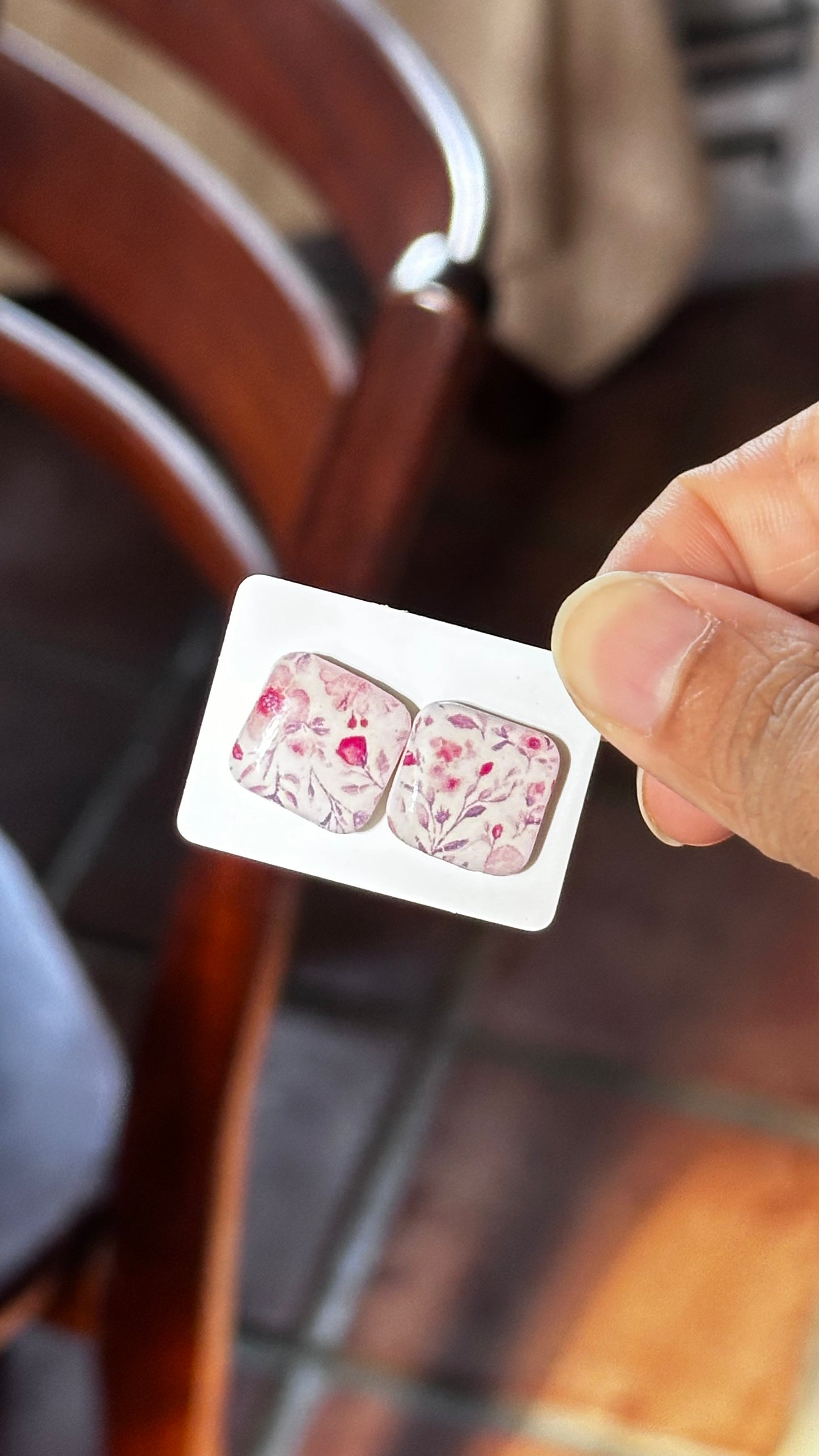 Pretty in Pink Studs